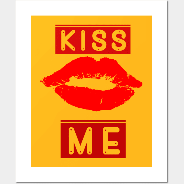 Kiss me Wall Art by Imutobi